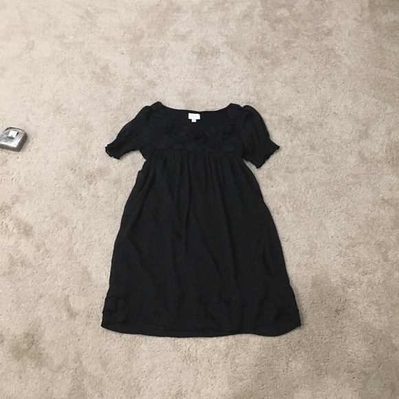 Eci 6 scoopneck w/3D flowers elastic hem sleeve - Picture 6 of 10